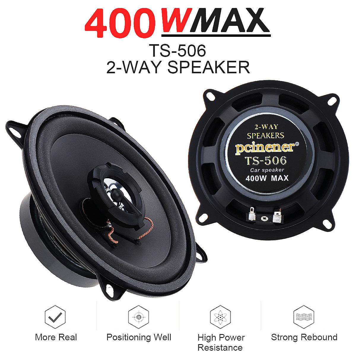 Car Accessories Sound System - 5 بوصة 400 واط / 500