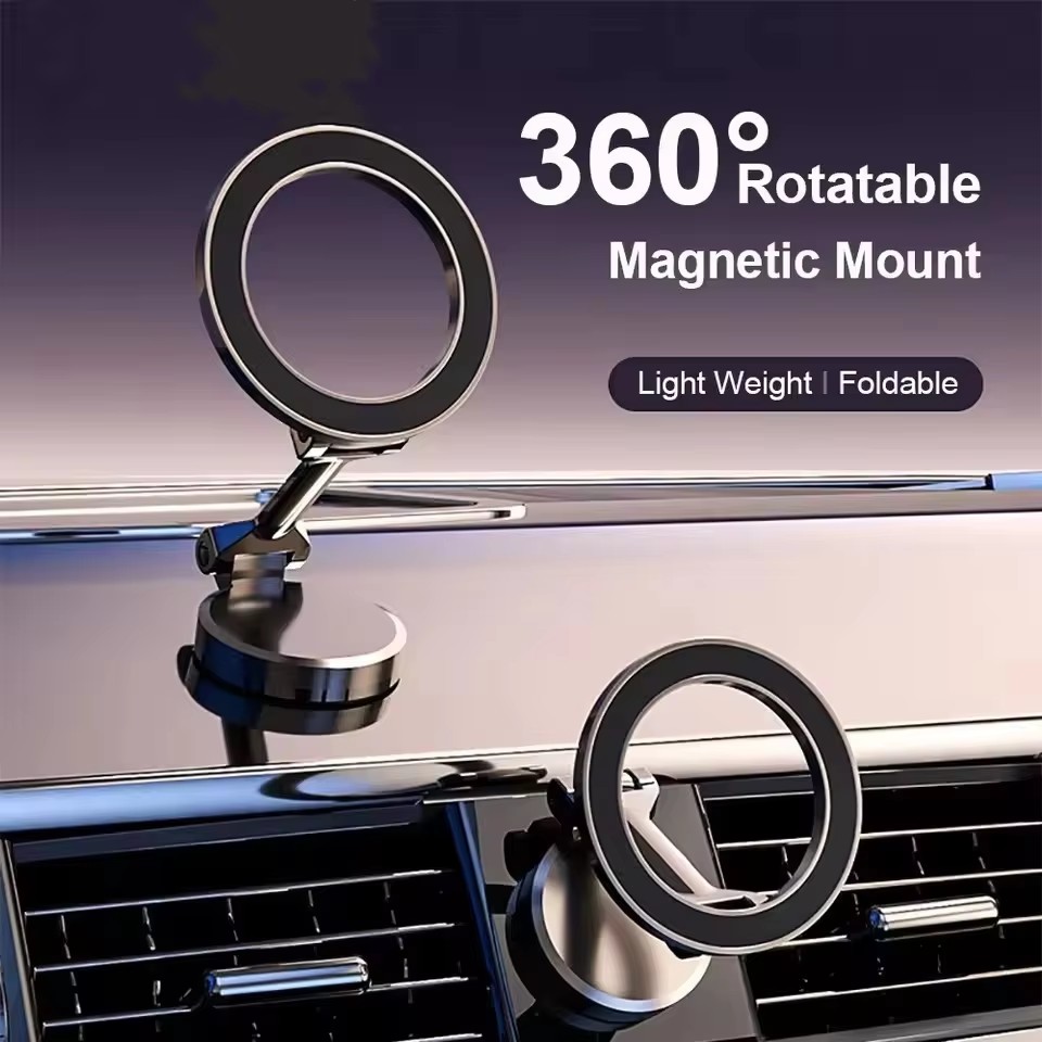 Car Accessories Phone Holder - حامل هاتف محمول مغناطيسي قابل للطي