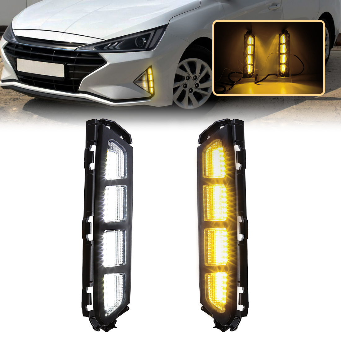 Car Accessories For Road Trip - 2 قطعة LED مصباح الضباب لشركة