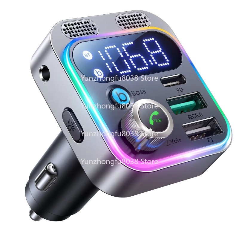 Fm Transmitter - P17 سيارة جديدة شحن سريع 4