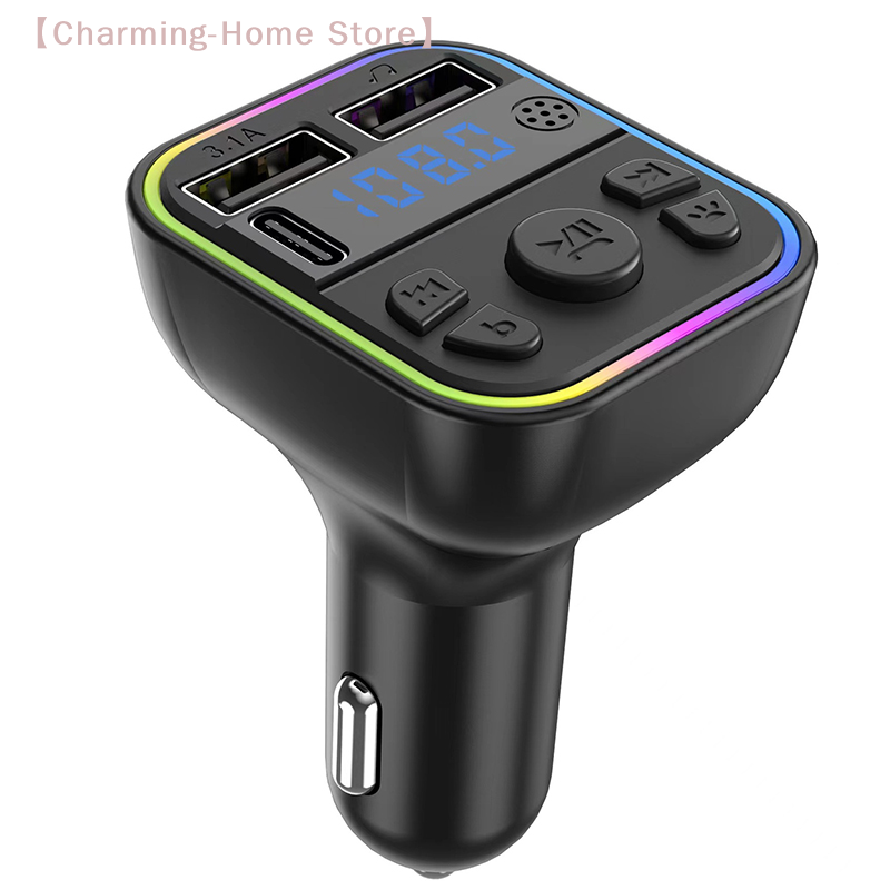 Fm Transmitter - شاحن سيارة USB مزدوج من النوع