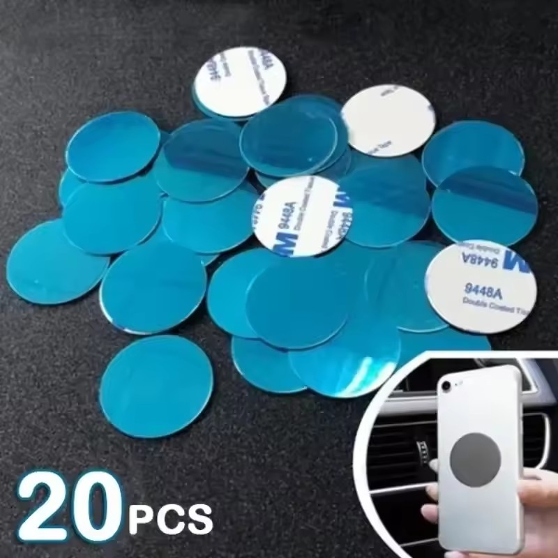 Car Accessories Phone Holder - 1/50 قطعة من ملصقات الصفائح المعدنية