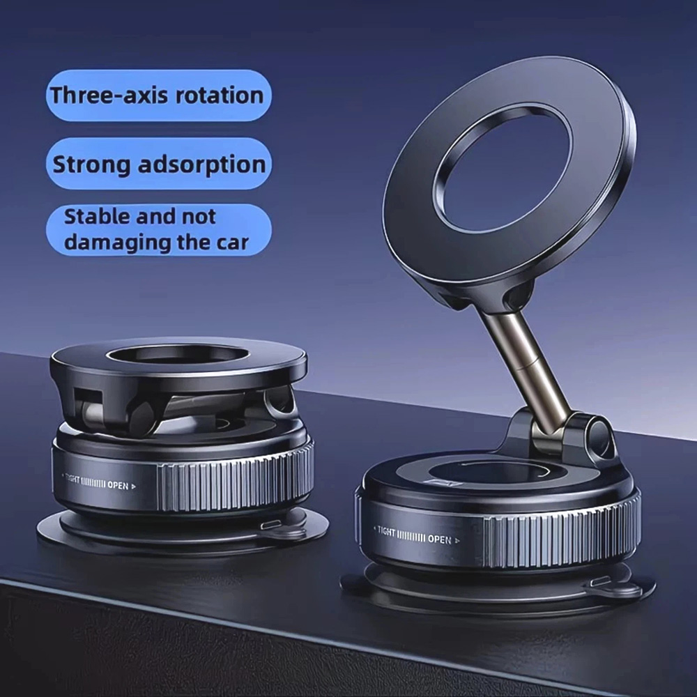 Car Cup Holder Expander - حامل هاتف محمول مغناطيسي للسيارة متوافق