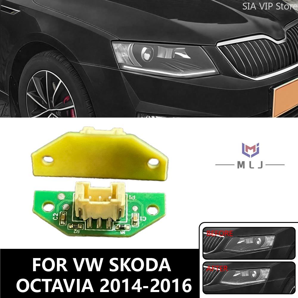 Car Accessories For Road Trip - وحدة إضاءة نهارية LED بيضاء لسيارات