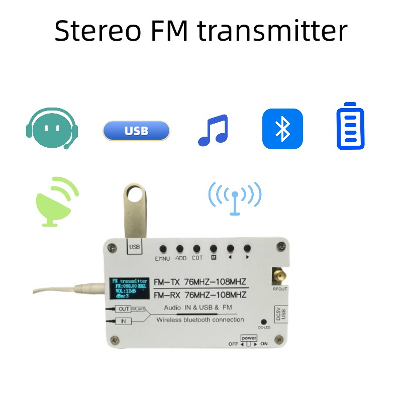 Fm Transmitter - جهاز إرسال ستيريو FM جهاز إرسال