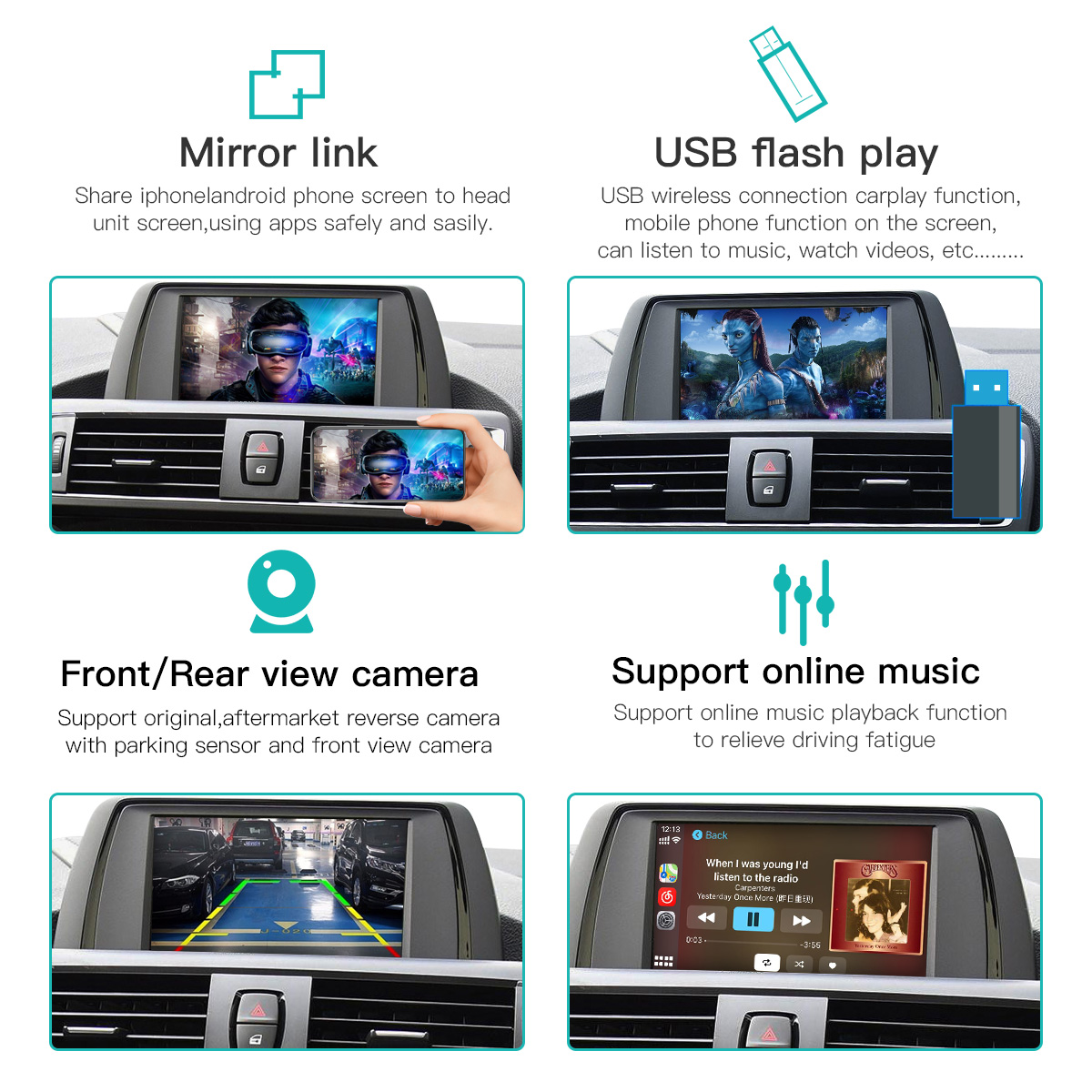 واجهة وسائط متعددة لاسلكية لـ  - مراجعة Rear Camera For Car وسعره