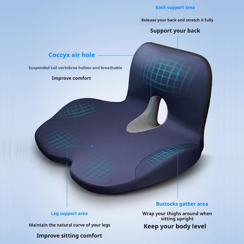 وسادة مقعد معززة لمقعد السائق  - مراجعة Car Seat Cushion Memory Foam وسعره