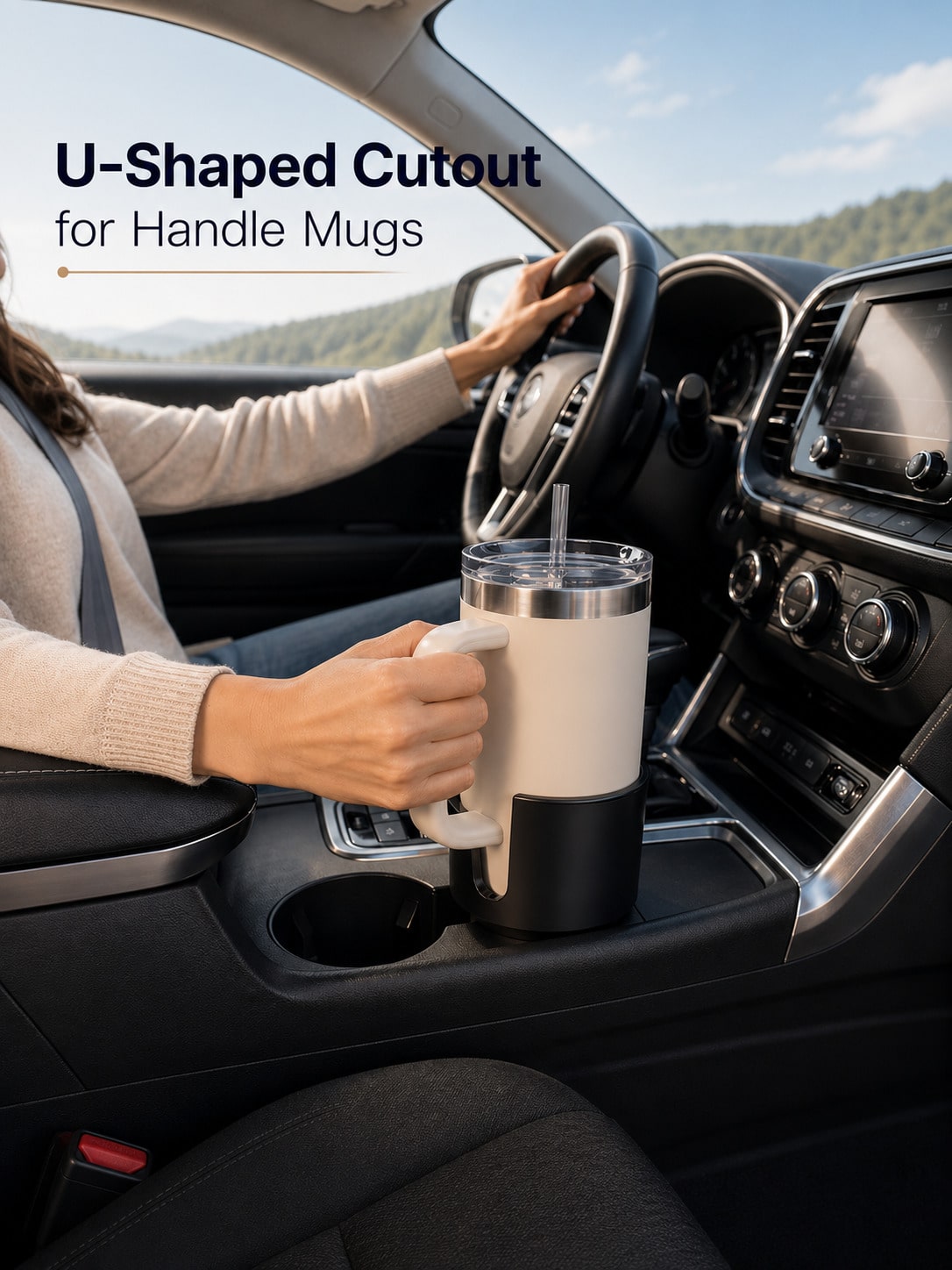 موسع حامل أكواب السيارة لمقابض - مراجعة Car Cup Holder Expander وسعره