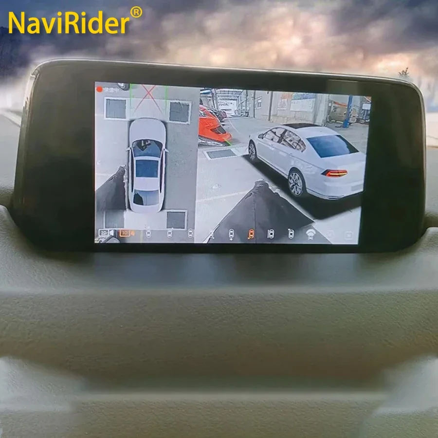 360 درجة عرض الطيور جهاز تسجيل - مراجعة Rear Camera For Car وسعره