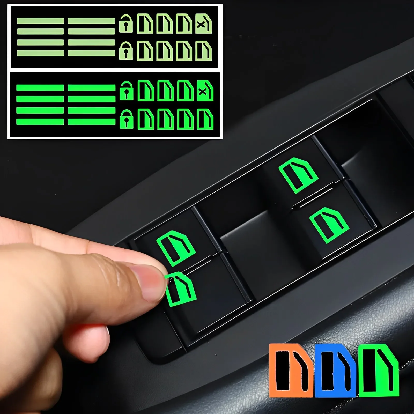 18 قطعة من ملصقات أزرار التحكم - مراجعة Car Accessories Quotes وسعره