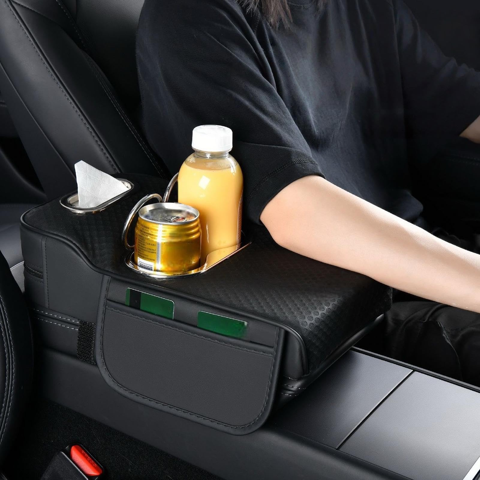 وسادة متعددة الوظائف لمسند ذرا - مراجعة Car Cup Holder Expander وسعره