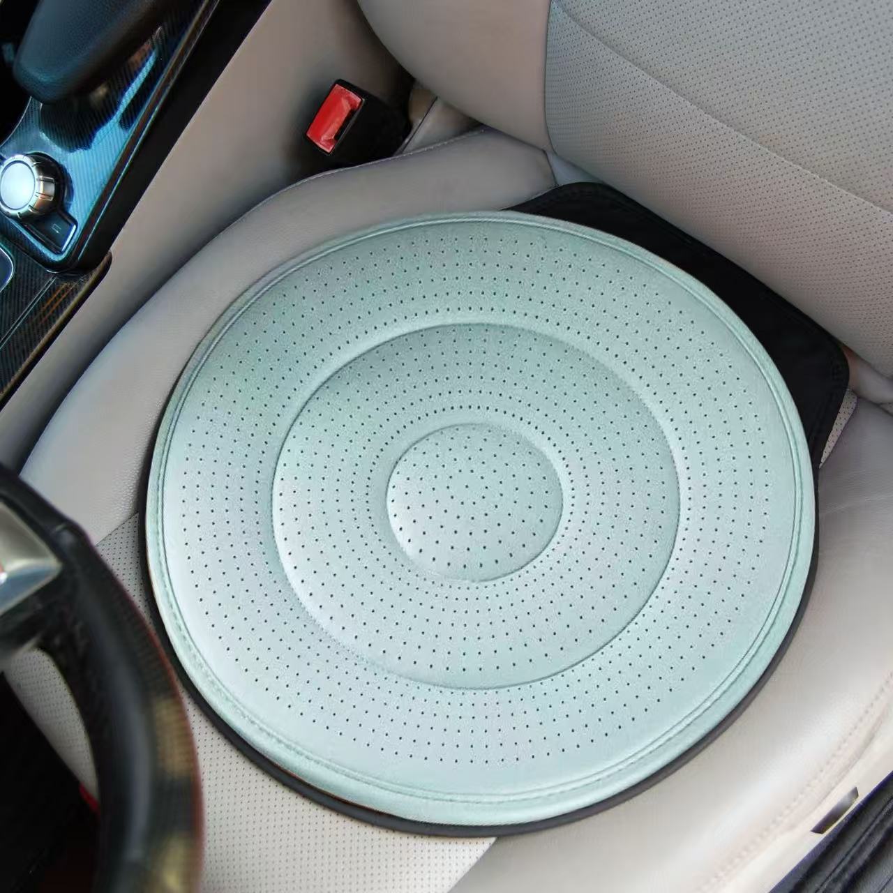 360 °   وسادة مقعد سيارة دوارة - مراجعة Car Accessories Girl وسعره