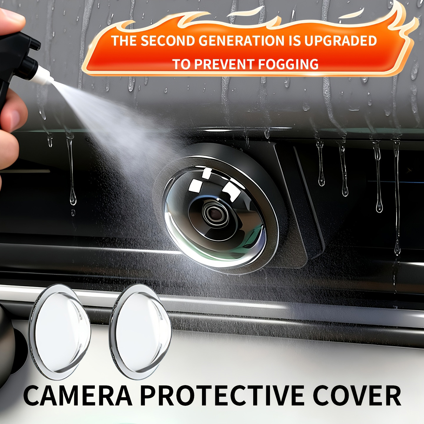 قطعتان من واقي عدسة كاميرا الس - مراجعة Rear Camera For Car وسعره