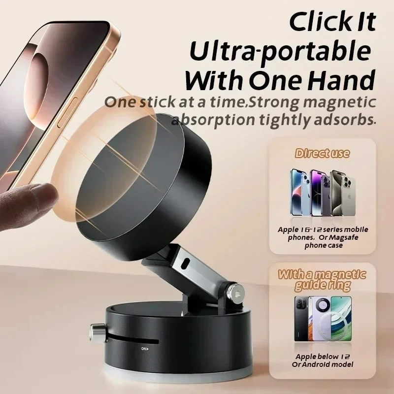 حامل مكنسة كهربائية مغناطيسي ع - مراجعة Car Accessories Phone Holder وسعره
