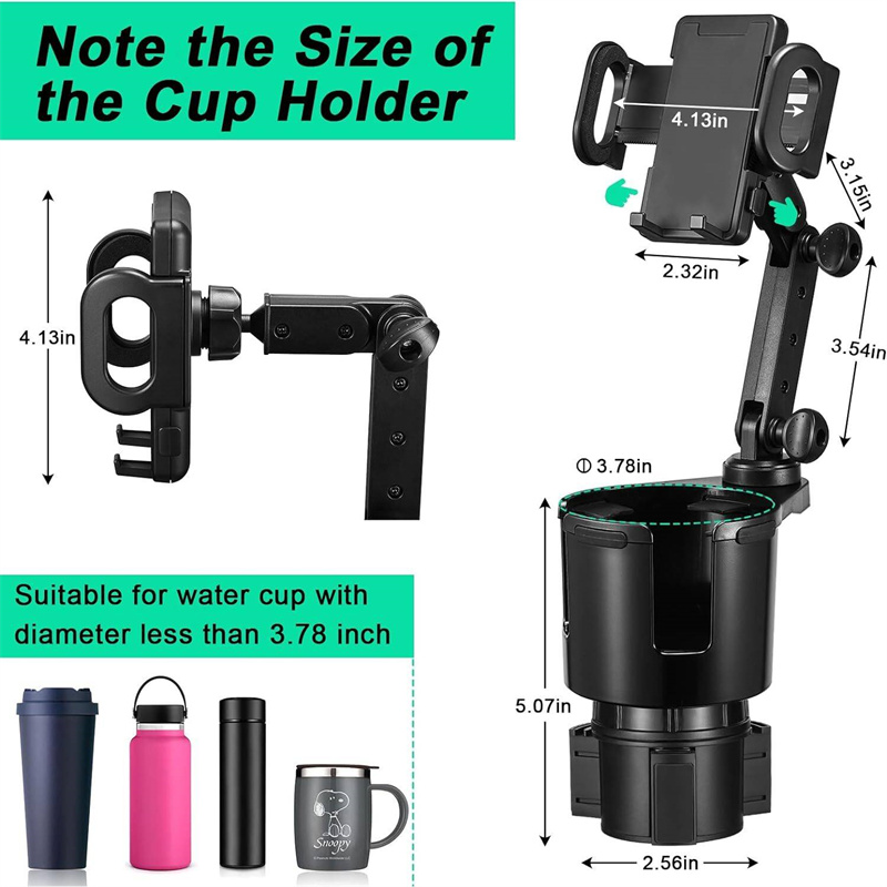 حامل أكواب السيارة العالمي الق - مراجعة Car Cup Holder Expander وسعره
