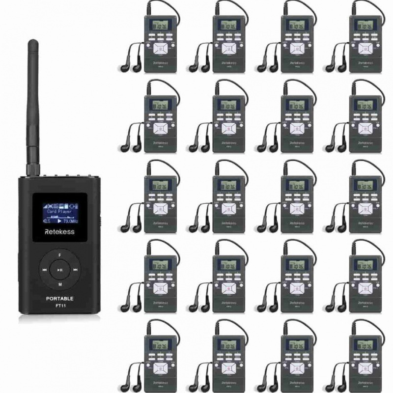 جهاز إرسال بث FM محمول RETEKES - مراجعة Fm Transmitter وسعره