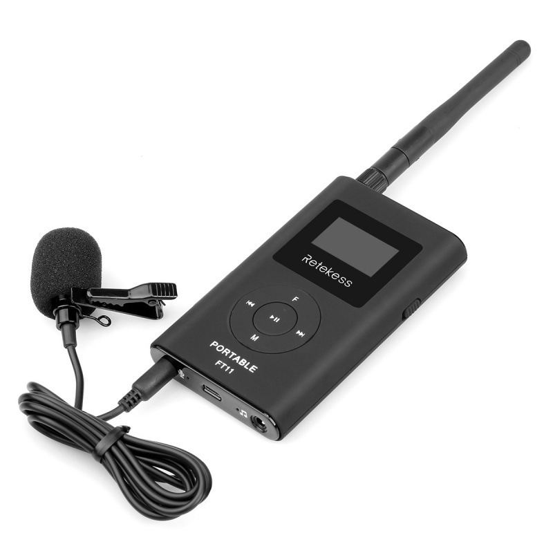 جهاز إرسال بث FM محمول RETEKES - مراجعة Fm Transmitter وسعره