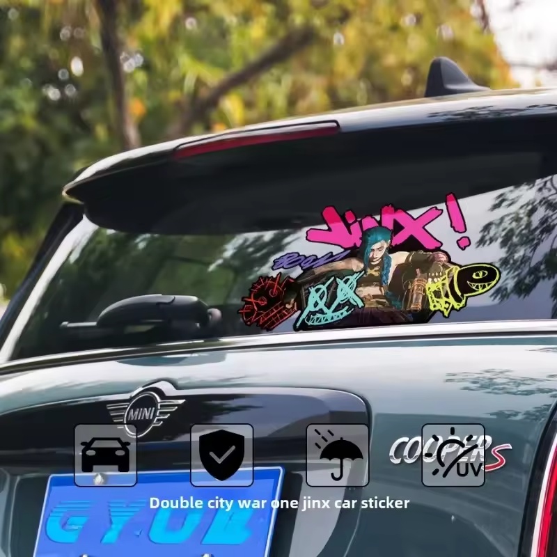 ملصق سيارة عاكس للضوء بتصميم ج - مراجعة Car Accessories Quotes وسعره