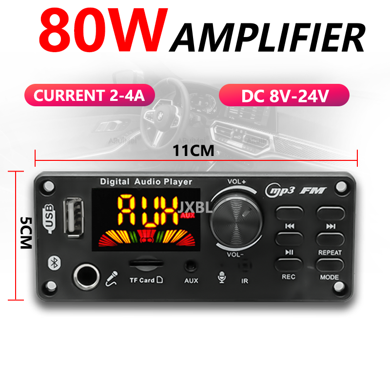 لوحة فك تشفير MP3 بقوة 80 واط  - مراجعة Fm Transmitter وسعره