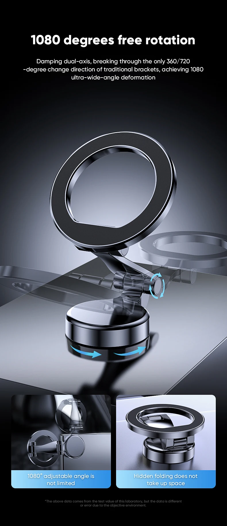 حامل هاتف محمول مغناطيسي قابل  - مراجعة Car Accessories Phone Holder وسعره