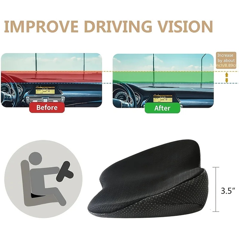 وسادة مقعد السيارة المصنوعة من - مراجعة Car Seat Cushion Memory Foam وسعره