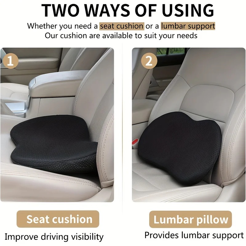وسادة مقعد السيارة المصنوعة من - مراجعة Car Seat Cushion Memory Foam وسعره