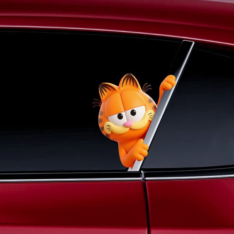 ملصقات غارفيلد الكرتونية اللطي - مراجعة Car Accessories You Need وسعره