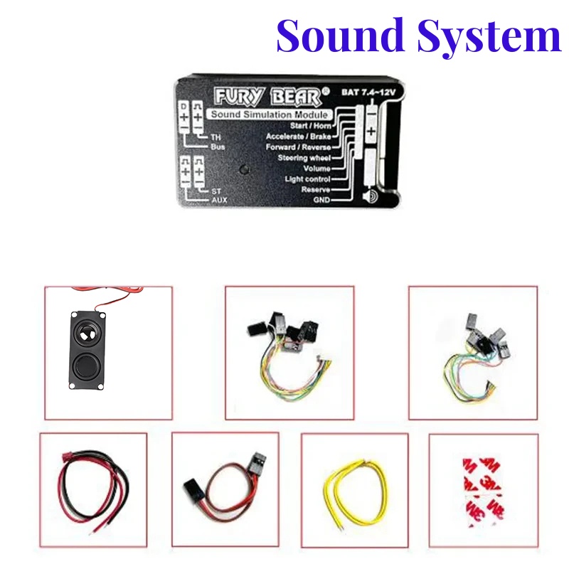نظام صوت Fury Bear لجرار تحكم  - مراجعة Car Accessories Sound System وسعره