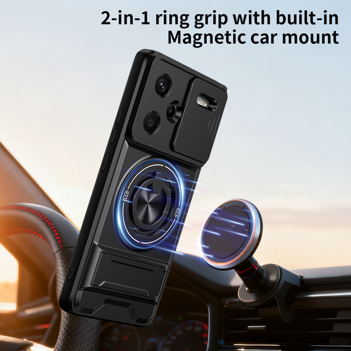 حافظة لهاتف شاومي ريدمي نوت 14 - مراجعة Car Accessories Phone Holder وسعره