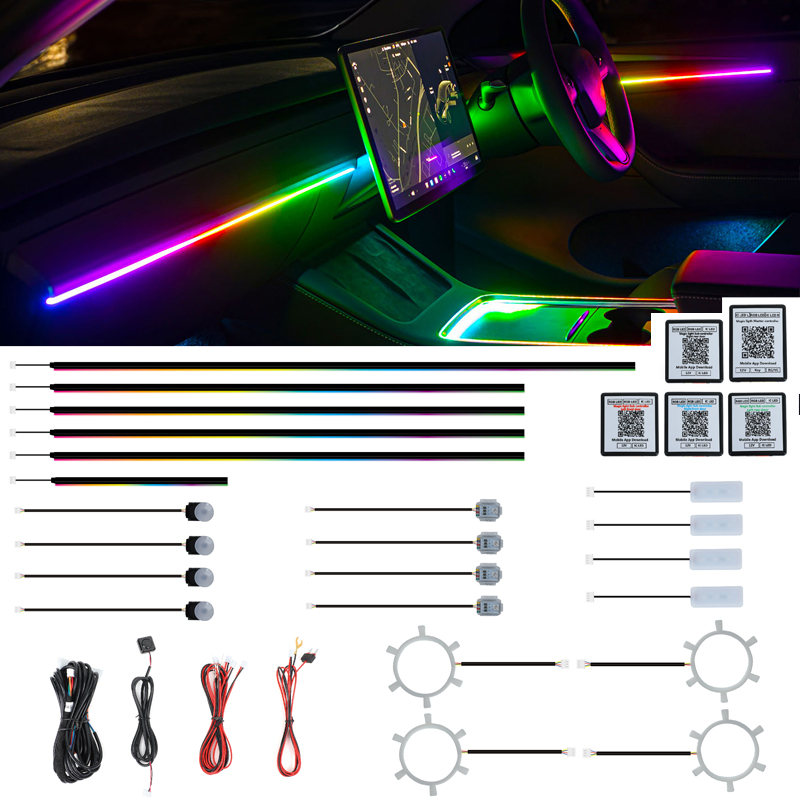 إضاءة محيطة مخصصة من المصنع، س - مراجعة Led Interior Ambient Light وسعره