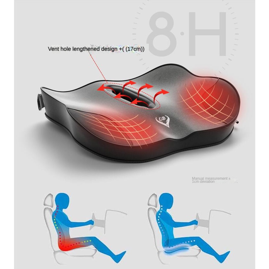 وسادة مقعد مكتبية من الميموري  - مراجعة Car Seat Cushion Memory Foam وسعره