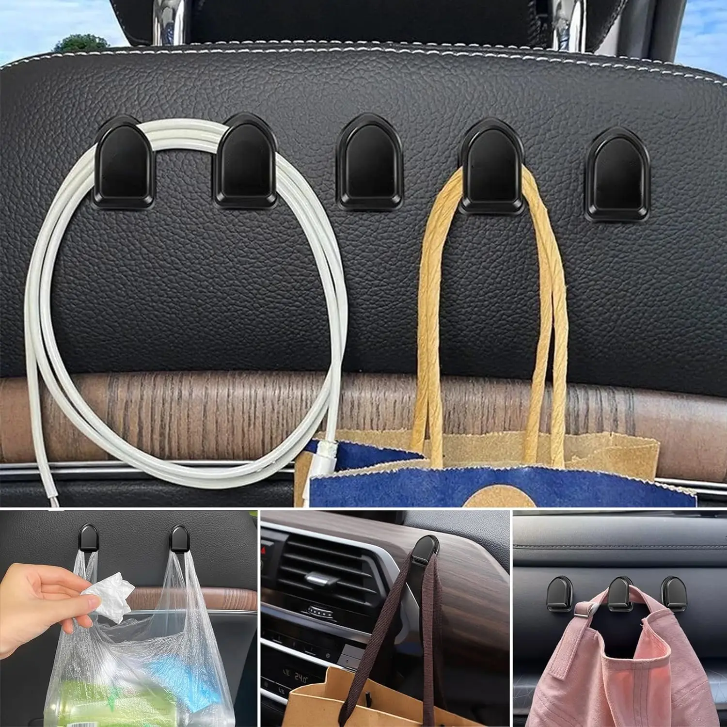 خطافات صغيرة للسيارة لتخزين ال - مراجعة Car Accessories Etsy وسعره