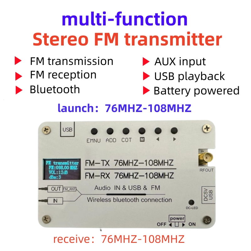 جهاز إرسال ستيريو FM جهاز إرسا - مراجعة Fm Transmitter وسعره