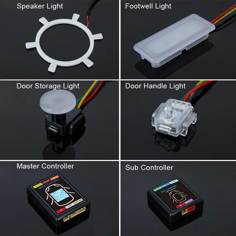 إضاءة محيطة مخصصة سهلة التركيب - مراجعة Led Interior Ambient Light وسعره